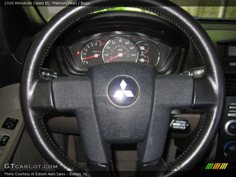Platinum Pearl / Beige 2006 Mitsubishi Galant ES