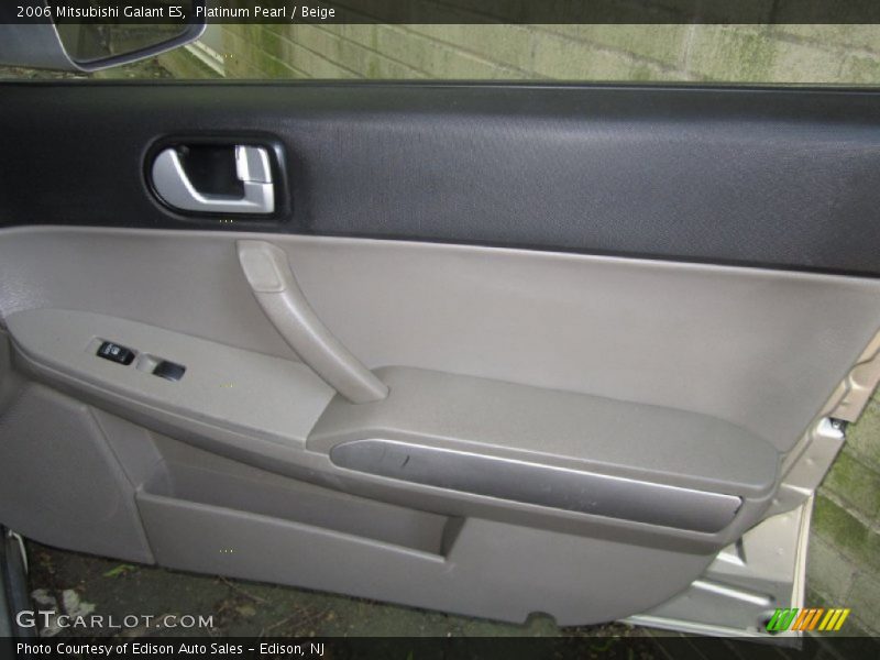 Platinum Pearl / Beige 2006 Mitsubishi Galant ES