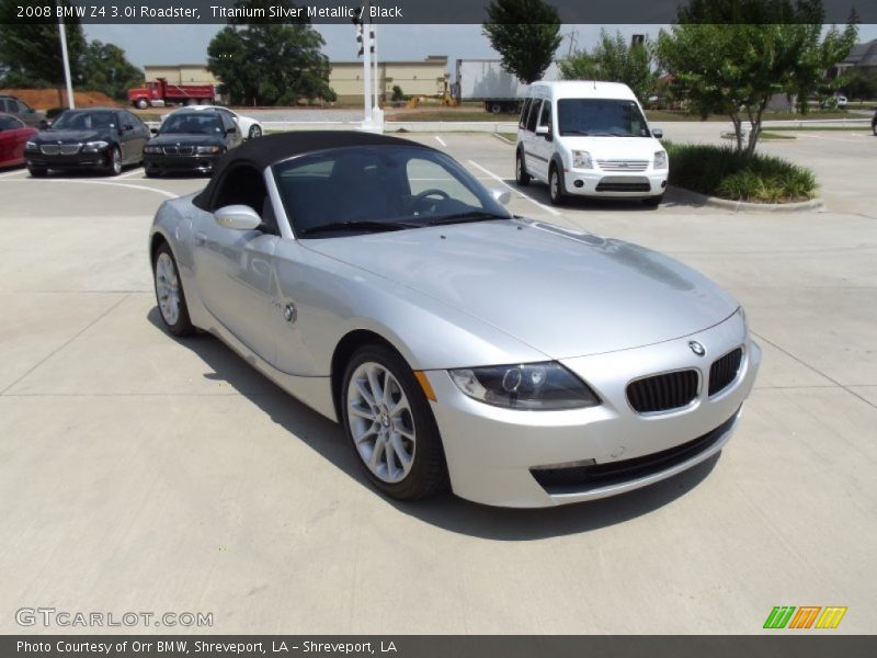 Titanium Silver Metallic / Black 2008 BMW Z4 3.0i Roadster