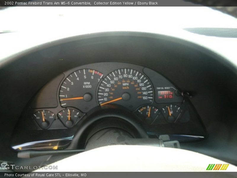 2002 Firebird Trans Am WS-6 Convertible Trans Am WS-6 Convertible Gauges