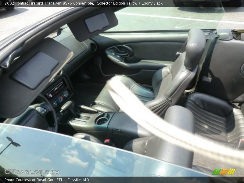 Collector Edition Yellow / Ebony Black 2002 Pontiac Firebird Trans Am WS-6 Convertible