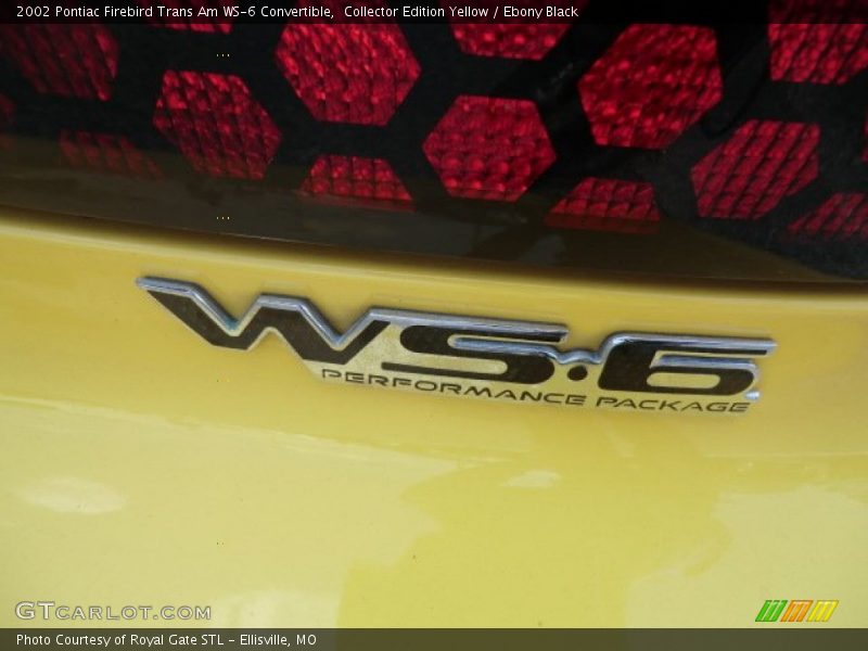  2002 Firebird Trans Am WS-6 Convertible Logo