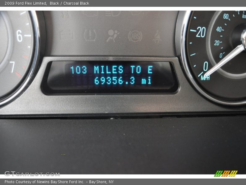 Black / Charcoal Black 2009 Ford Flex Limited