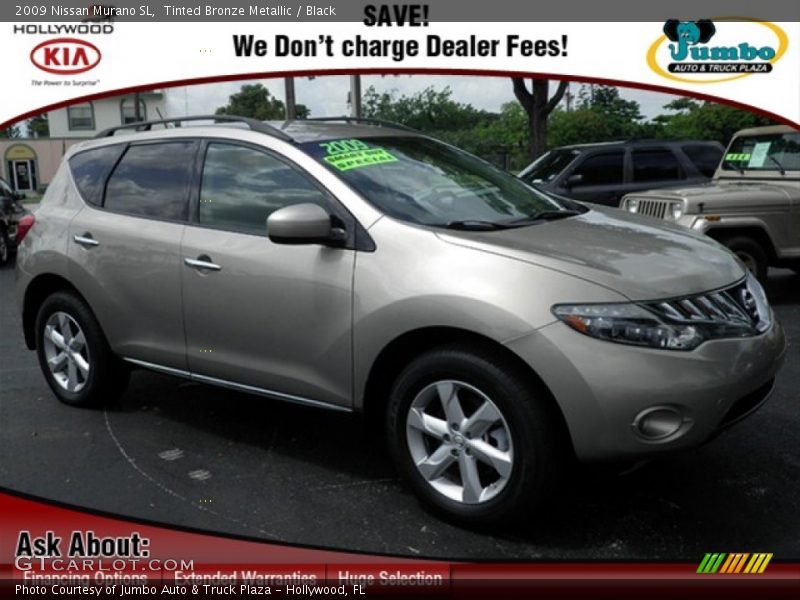 Tinted Bronze Metallic / Black 2009 Nissan Murano SL
