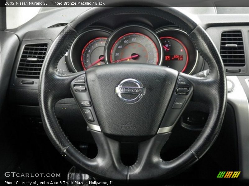 Tinted Bronze Metallic / Black 2009 Nissan Murano SL