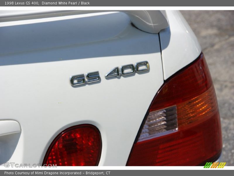 Diamond White Pearl / Black 1998 Lexus GS 400