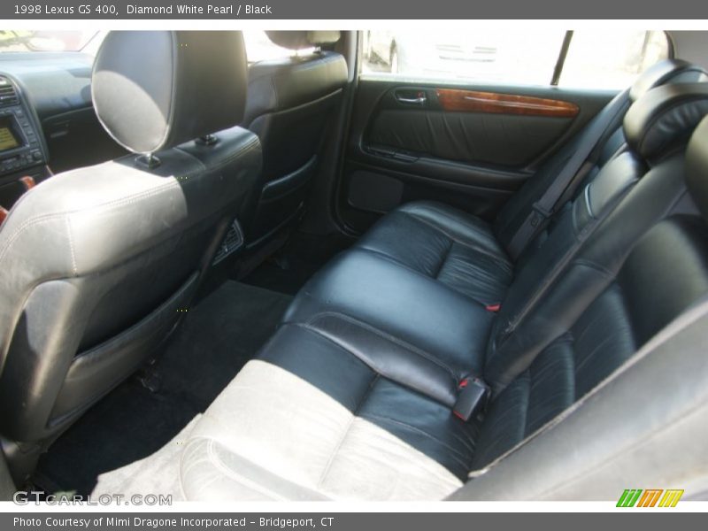 Diamond White Pearl / Black 1998 Lexus GS 400