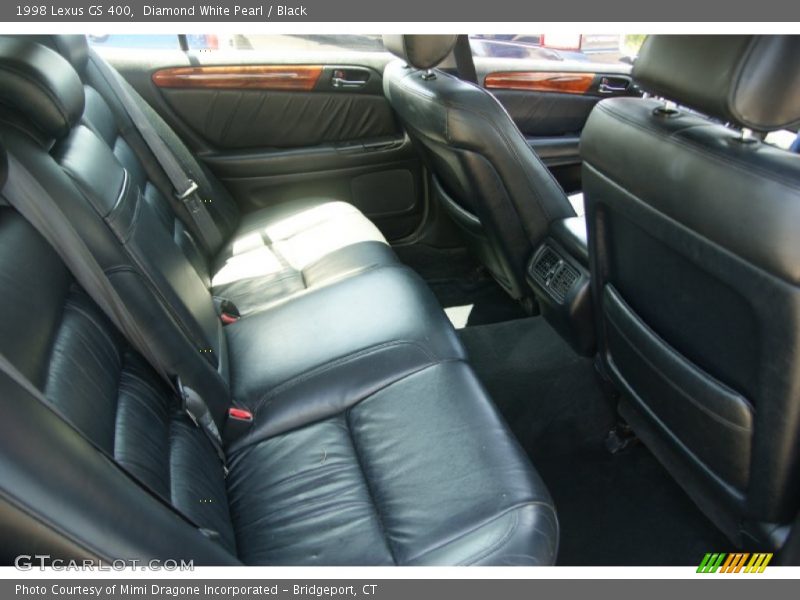 Diamond White Pearl / Black 1998 Lexus GS 400