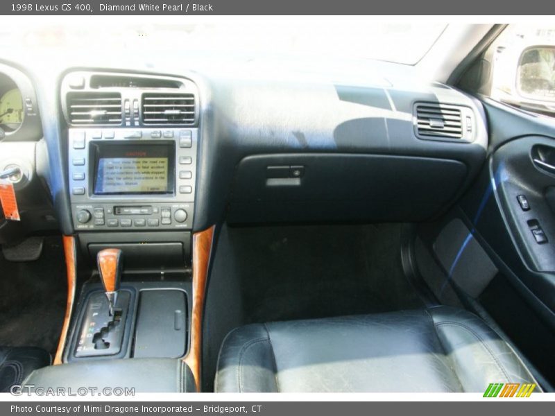 Diamond White Pearl / Black 1998 Lexus GS 400