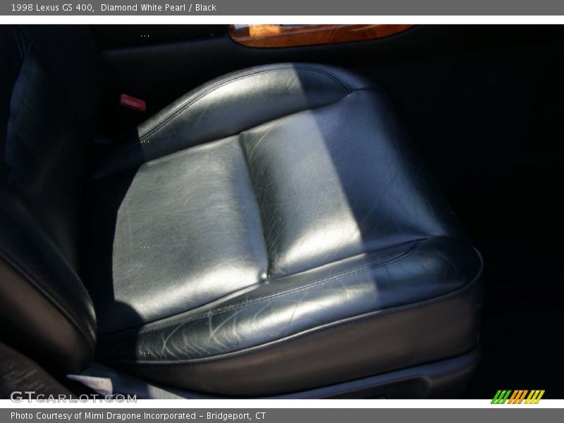 Diamond White Pearl / Black 1998 Lexus GS 400