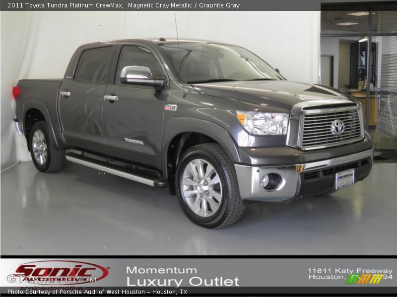 Magnetic Gray Metallic / Graphite Gray 2011 Toyota Tundra Platinum CrewMax