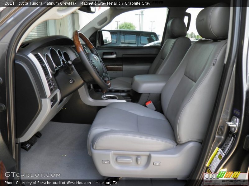Magnetic Gray Metallic / Graphite Gray 2011 Toyota Tundra Platinum CrewMax