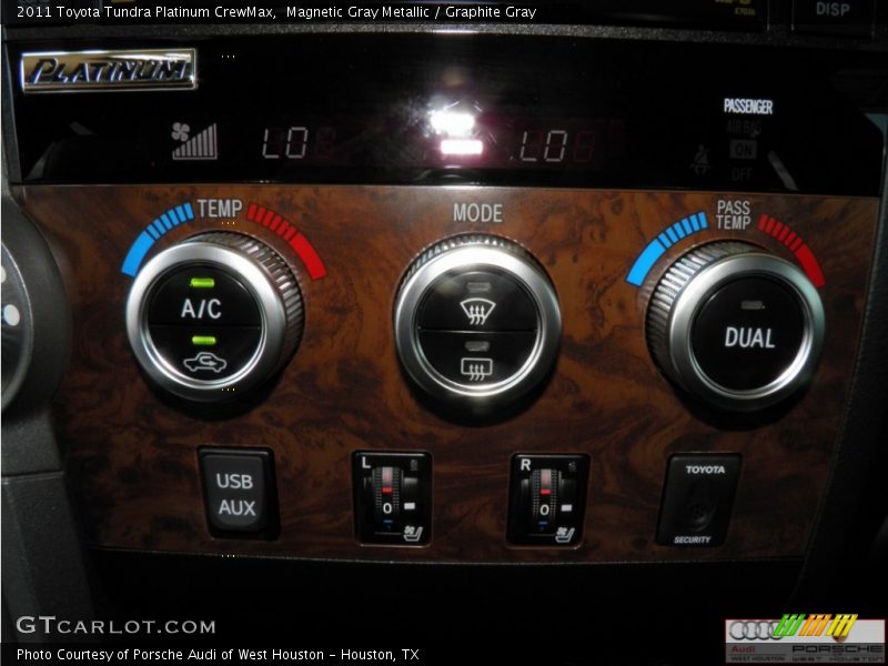 Magnetic Gray Metallic / Graphite Gray 2011 Toyota Tundra Platinum CrewMax