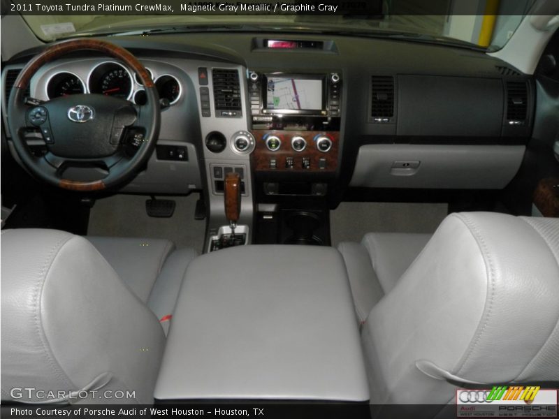 Magnetic Gray Metallic / Graphite Gray 2011 Toyota Tundra Platinum CrewMax