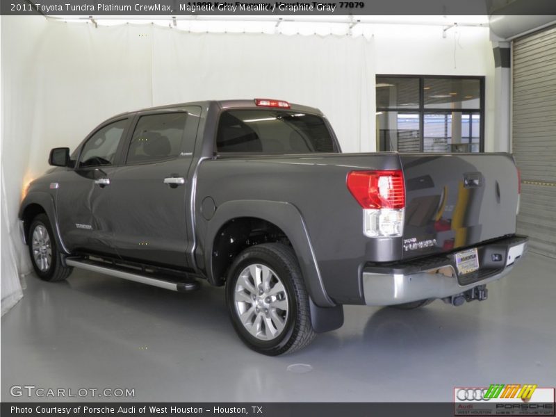 Magnetic Gray Metallic / Graphite Gray 2011 Toyota Tundra Platinum CrewMax