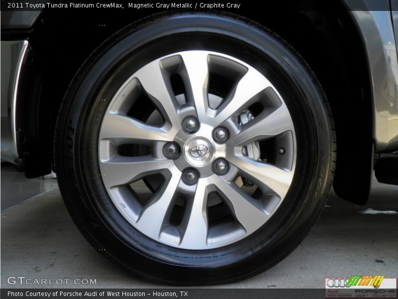 Magnetic Gray Metallic / Graphite Gray 2011 Toyota Tundra Platinum CrewMax