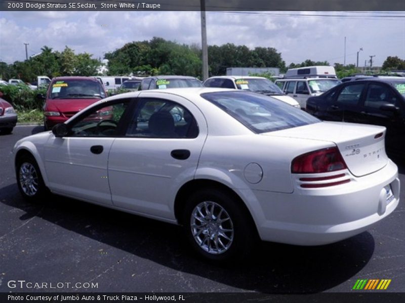 Stone White / Taupe 2003 Dodge Stratus SE Sedan