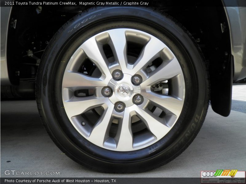 Magnetic Gray Metallic / Graphite Gray 2011 Toyota Tundra Platinum CrewMax