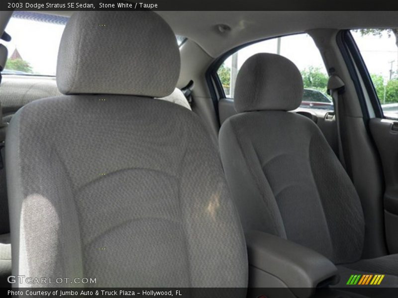 Stone White / Taupe 2003 Dodge Stratus SE Sedan
