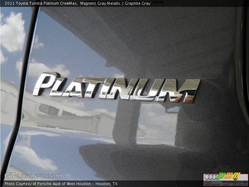 Magnetic Gray Metallic / Graphite Gray 2011 Toyota Tundra Platinum CrewMax