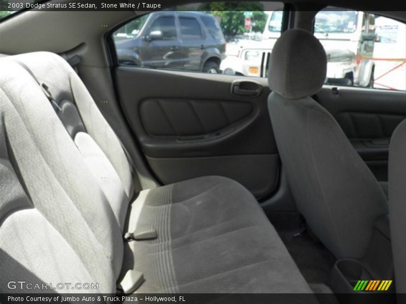 Stone White / Taupe 2003 Dodge Stratus SE Sedan