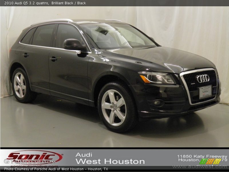 Brilliant Black / Black 2010 Audi Q5 3.2 quattro