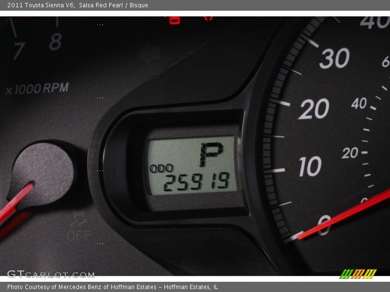Salsa Red Pearl / Bisque 2011 Toyota Sienna V6