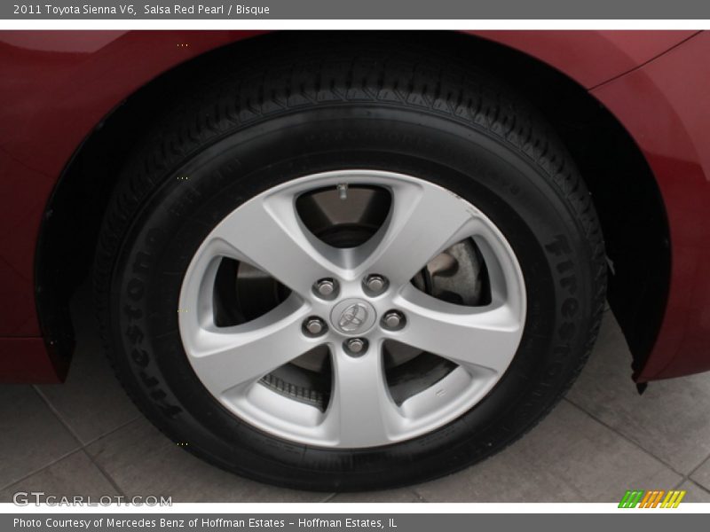 Salsa Red Pearl / Bisque 2011 Toyota Sienna V6