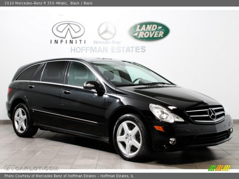 Black / Black 2010 Mercedes-Benz R 350 4Matic