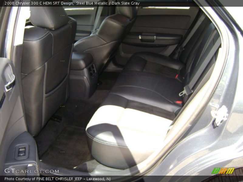 Steel Blue Metallic / Dark Slate Gray 2008 Chrysler 300 C HEMI SRT Design