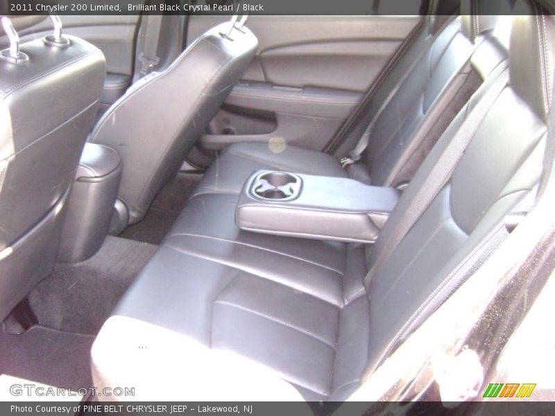 Brilliant Black Crystal Pearl / Black 2011 Chrysler 200 Limited