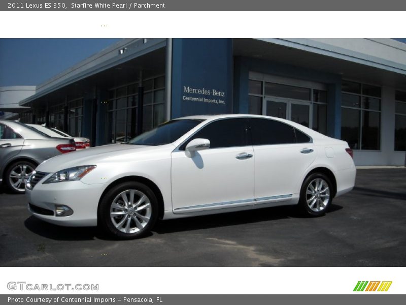 Starfire White Pearl / Parchment 2011 Lexus ES 350