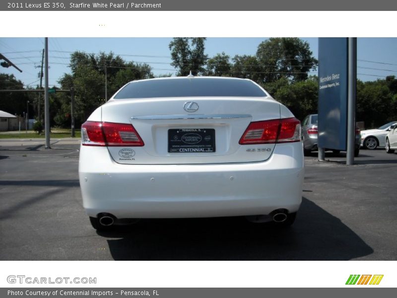 Starfire White Pearl / Parchment 2011 Lexus ES 350