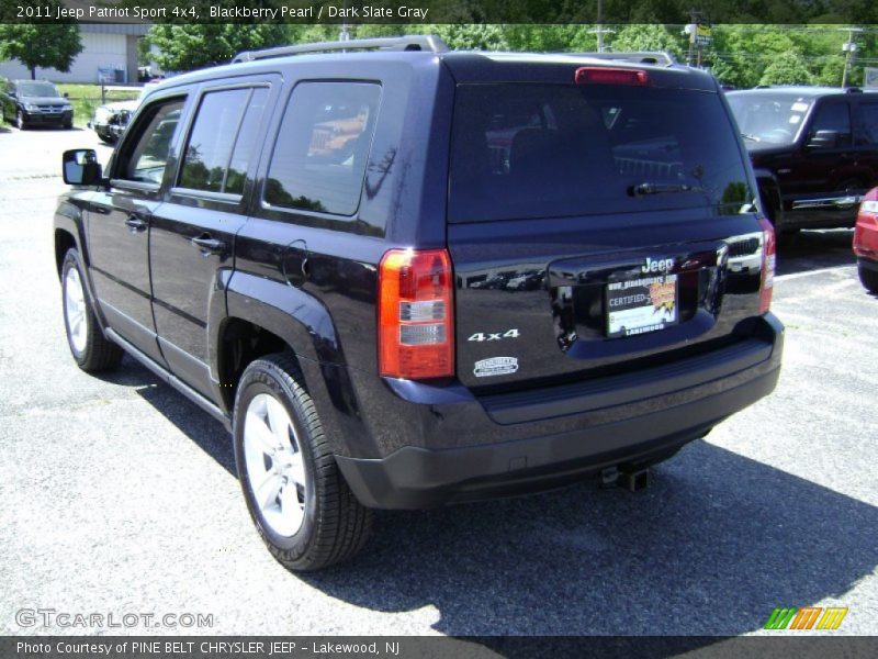Blackberry Pearl / Dark Slate Gray 2011 Jeep Patriot Sport 4x4