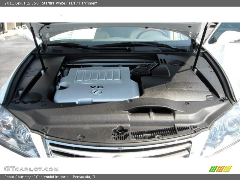 Starfire White Pearl / Parchment 2011 Lexus ES 350
