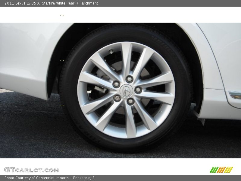 Starfire White Pearl / Parchment 2011 Lexus ES 350