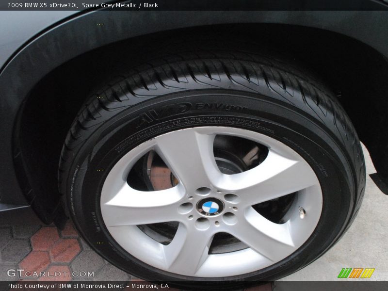 Space Grey Metallic / Black 2009 BMW X5 xDrive30i