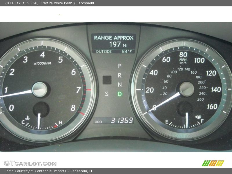 Starfire White Pearl / Parchment 2011 Lexus ES 350