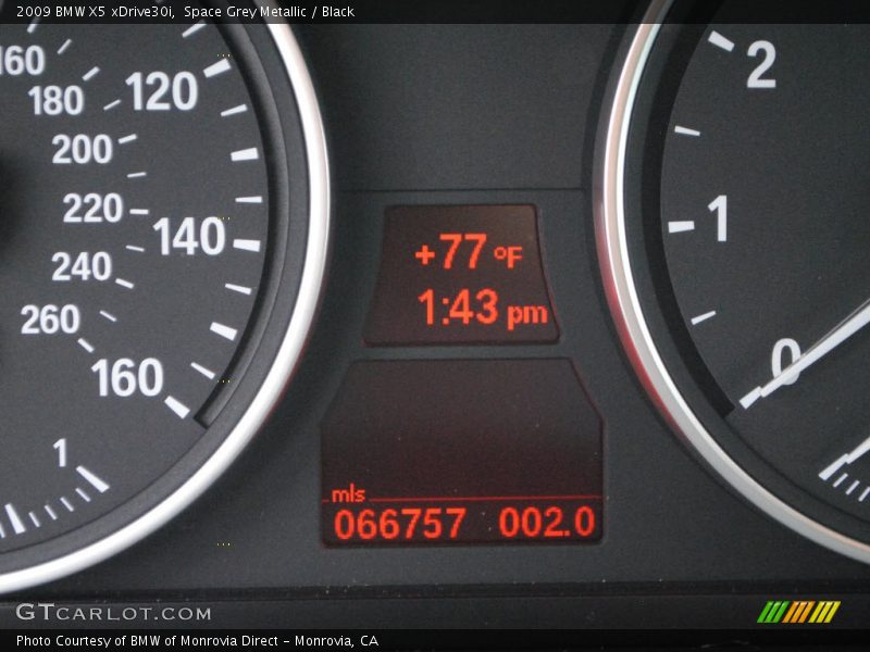 Space Grey Metallic / Black 2009 BMW X5 xDrive30i