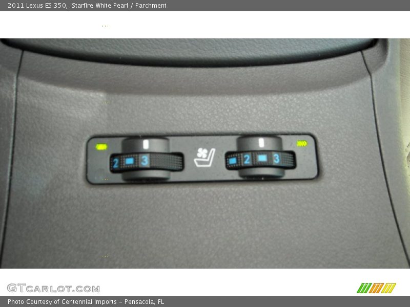 Starfire White Pearl / Parchment 2011 Lexus ES 350