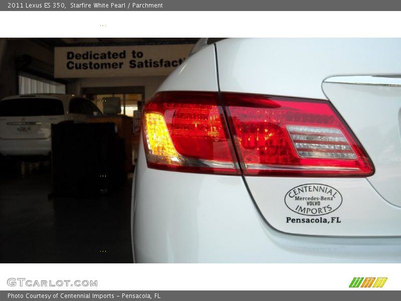 Starfire White Pearl / Parchment 2011 Lexus ES 350