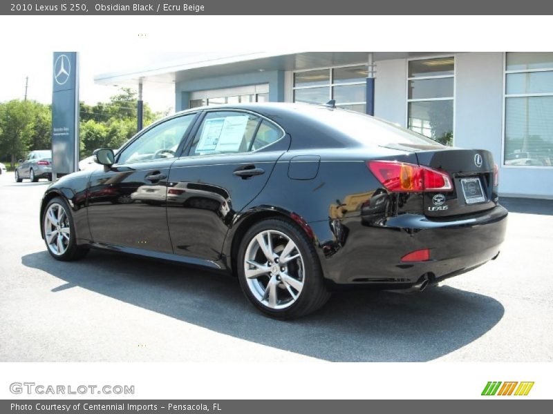 Obsidian Black / Ecru Beige 2010 Lexus IS 250