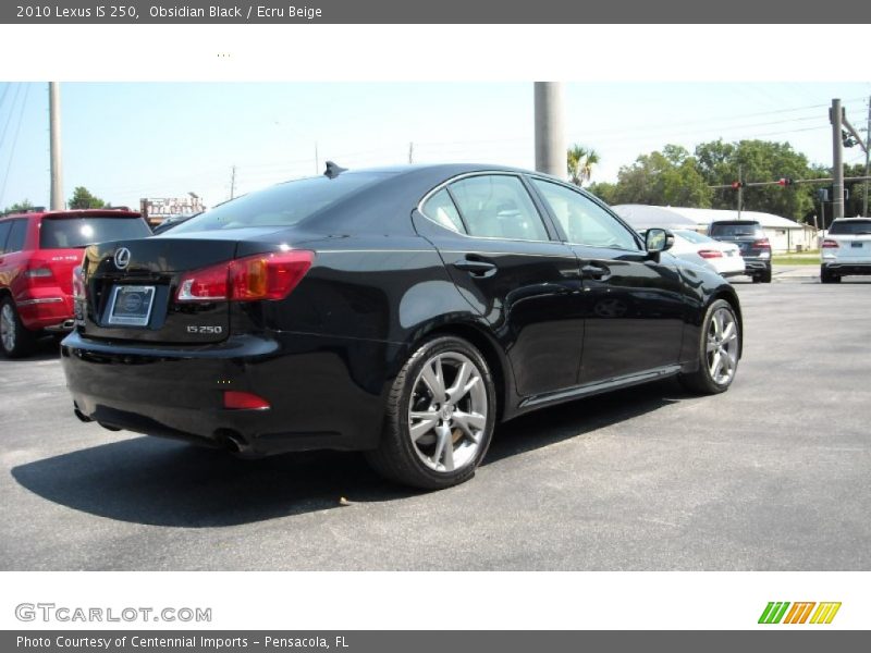Obsidian Black / Ecru Beige 2010 Lexus IS 250