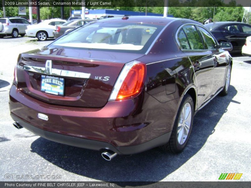 Cinnamon Metallic / Light Camel 2009 Lincoln MKS Sedan