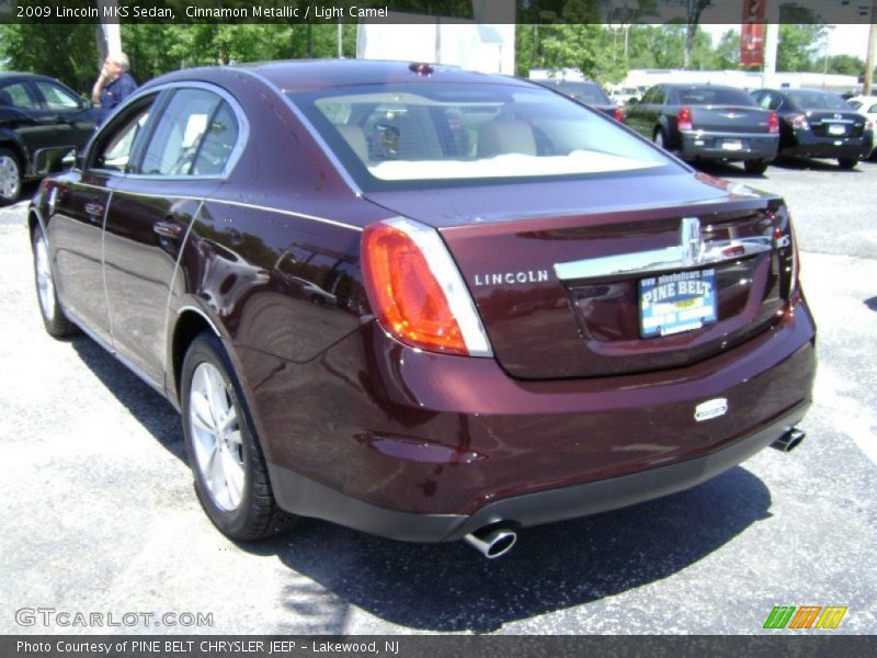 Cinnamon Metallic / Light Camel 2009 Lincoln MKS Sedan