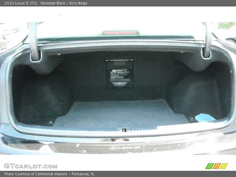Obsidian Black / Ecru Beige 2010 Lexus IS 250