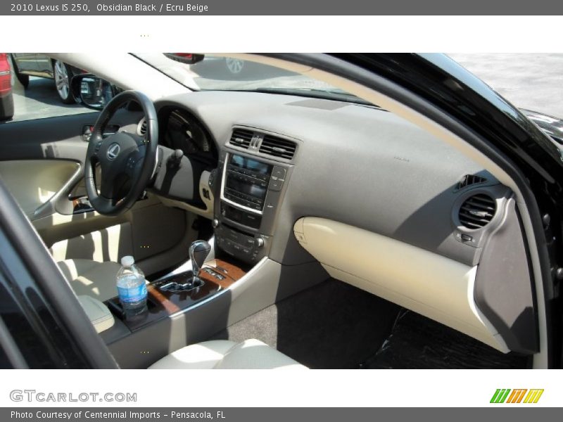 Obsidian Black / Ecru Beige 2010 Lexus IS 250