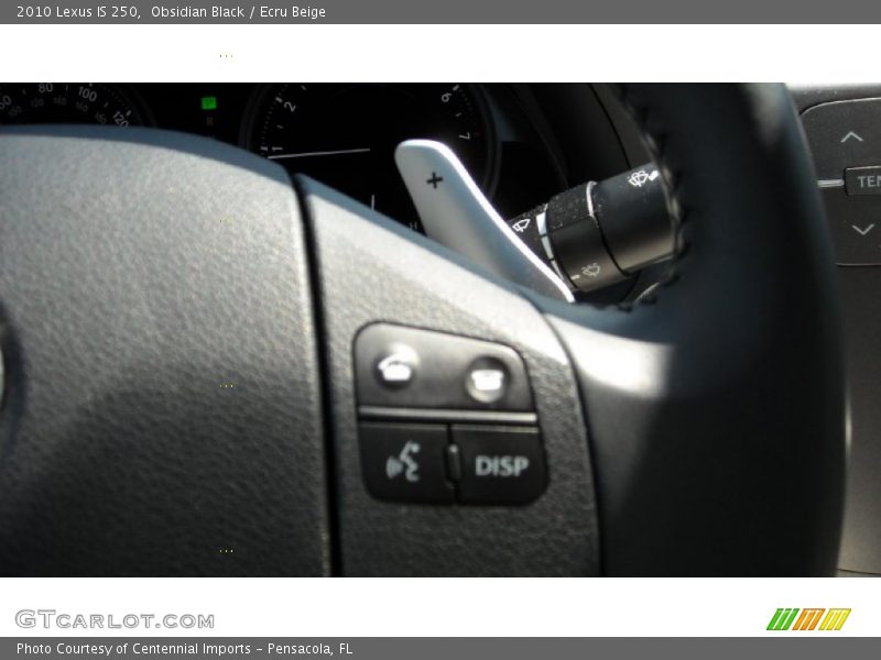 Obsidian Black / Ecru Beige 2010 Lexus IS 250