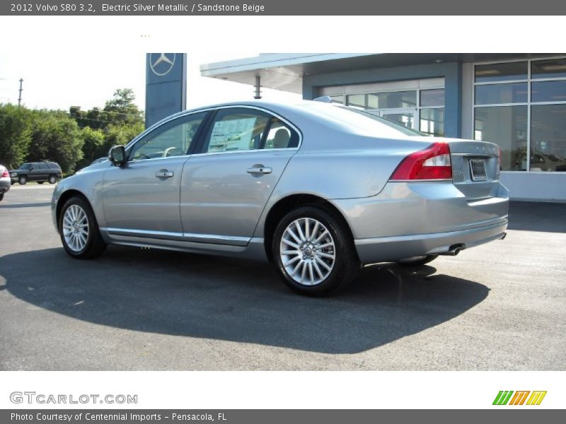 Electric Silver Metallic / Sandstone Beige 2012 Volvo S80 3.2