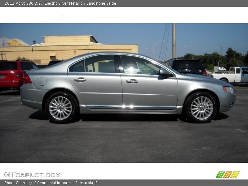 Electric Silver Metallic / Sandstone Beige 2012 Volvo S80 3.2